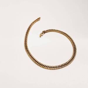 NEW PRETTY SIMPLE women's carson cuban chain necklace in gold